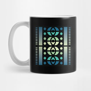 “Dimensional Wisdom” - V.3 Blue/Green - (Geometric Art) (Dimensions) - Doc Labs Mug